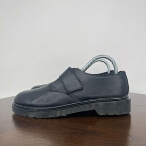 Dr Martens Kamron Shoes Youth Boys 4 Black Leather Strap Oxford Girls 5